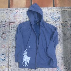 Vintage polo zip up